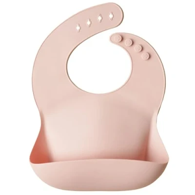 Afbeelding van Mushie Slabbetje Silicone BIB Blush