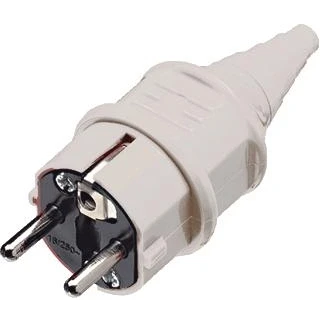 Afbeelding van MENNEKES 10749 Stekker met randaarde Kunststof 230 V Wit IP44