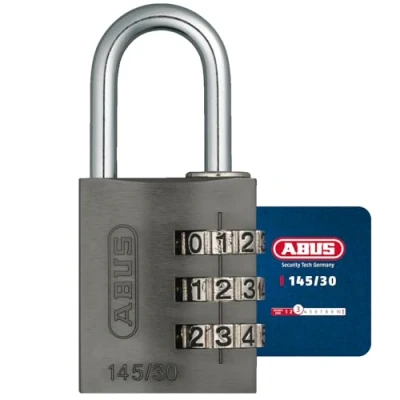 Afbeelding van ABUS ABVS46622 Hangslot 31.5 mm Titanium Cijferslot