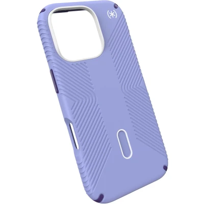 Afbeelding van Speck hoesje geschikt voor Apple iPhone 16 Pro Ultieme Bescherming en Grip Luxe Soft touch Afwerking Valbescherming gecertificeerd tot 4 meter Microban Antibacterieel Presidio2 lijn Paars