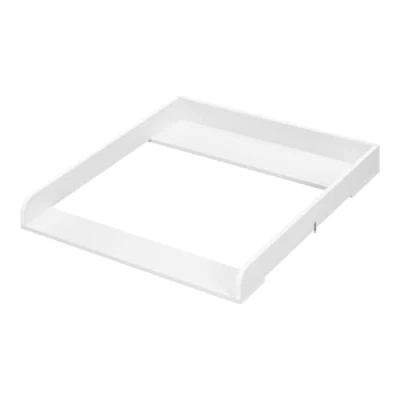 Afbeelding van WOLTU Verschoontafel, 80x78,5 cm, Verschoontafel voor ladekast (Diepte: 46,5 50 cm), Uitneembare verschoningslade, met anti kantelband, Wit