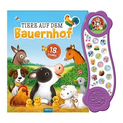 Afbeelding van Trötsch Soundbuch Tiere auf dem Bauernhof: Beschäftigungsbuch Liederbuch Geräuschebuch