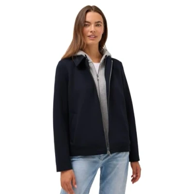 Afbeelding van Cecil Sweater met rits, Dames, Maat: XS, Blau