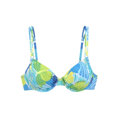 Afbeelding van SUNSEEKER Bikinitop blauw / groen wit