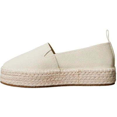 Afbeelding van Calvin Klein Jeans Dames Platform Espadrille Ml Cs Yw0yw01871, Beige pistache, 38 EU