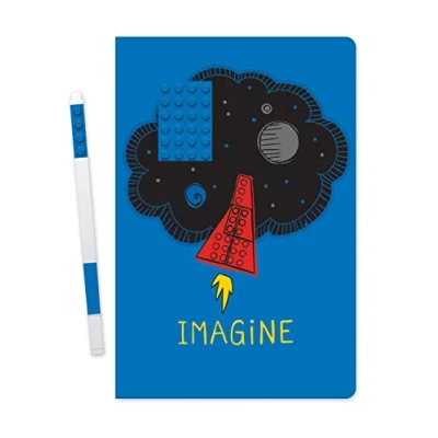 Afbeelding van Lego Notebook &quot;Imagine&quot; with Blue Gel Pen