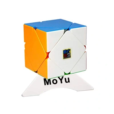 Afbeelding van OJIN MoYu MOFANGJIAOSHI Cubing CLASSROOM MFJS Meilong Skewb Klaslokaal Puzzel Kubus met Een Statief (Multi Color)