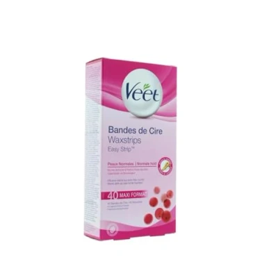 Afbeelding van Veet Easy Gel Waxstrips (40 strips) (voor normale huid)