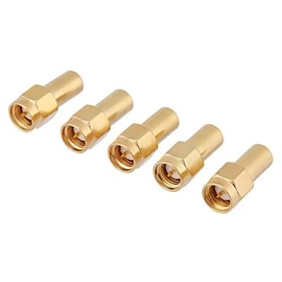 Afbeelding van 5 stuks SMA mannelijke RF aansluiting, coaxaansluiting, Walfront adapter voor beëindiging opladen 50Ω 2 W messing antennes GPS systeem