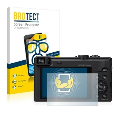 Afbeelding van BROTECT (2 Stuks) Schermbeschermer voor Panasonic Lumix DMC TZ60 Screen Protector Transparant