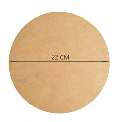 Afbeelding van 100 vellen Ø22CM Bakpapier Bakken Perkamentpapier Oliebestendig Bakmat Hittebestendig Anti aanbak Voor Oven, Friteuse en Heteluchtfriteuse, Braadpan (22CM)