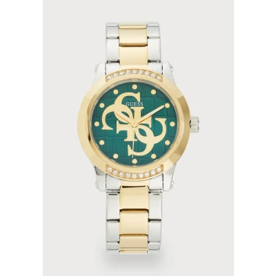 Afbeelding van Guess Annette Horloge silvercolourede/goldcoloured, Dames, Maat: One Size, Silver colourede/gold coloured
