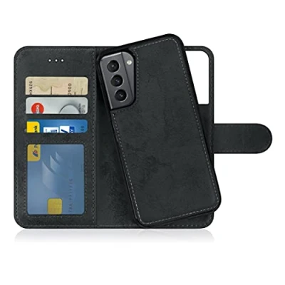 Afbeelding van MyGadget Flip Case Mobiele Telefoon Cover voor Samsung Galaxy S21 Magnetische in Synthetisch Leer Up PU kaartsleuf Beschermende Wallet Krasbestendig Zwart