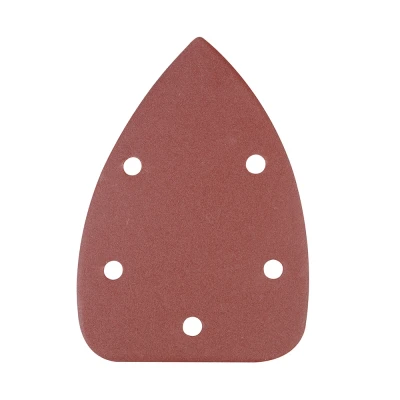 Afbeelding van Silverline 140 mm klittenband delta schuurvellen,10 pak 240 korrelmaat