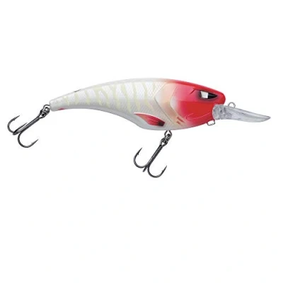 Afbeelding van Berkley Zilla Deep Crank 115 Red Head Zebra Plug