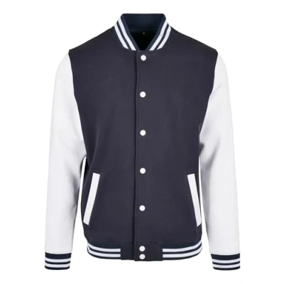Afbeelding van Baseball Jacket (Navy / Wit) L