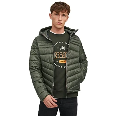 Afbeelding van JACK &amp; JONES Jje Hero Minimalistische buffer capuchon voor heren, lichte jas, Rosin/Contrast, XL