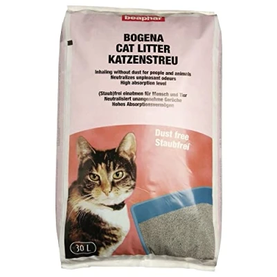 Afbeelding van 2x Beaphar Kattenbakkorrels Stuifvrij 30 liter