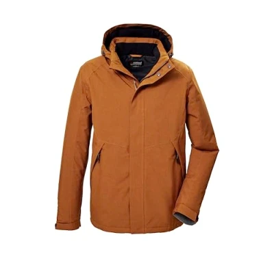 Afbeelding van killtec heren Functionele jas/buitenjas met afritsbare capuchon KOW 4 MN JCKT, gebranntes orange, 4XL, 41843 000