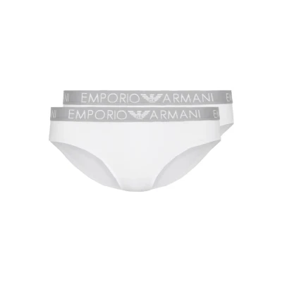 Afbeelding van Emporio Armani Brief 2 PACK Slip, Dames, Maat: Large, Bianco