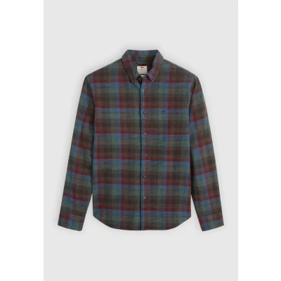 Afbeelding van Levi&#039;s Authentic Overhemd, Heren, Maat: Large, Navy blazer
