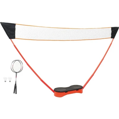 Afbeelding van vidaXL Badmintonset met 2 rackets, net en opbergkoffer 292x30x152 cm