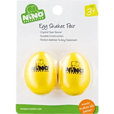 Afbeelding van Meinl Egg Shaker Set NINO540Y 2, Yellow, 2 pcs