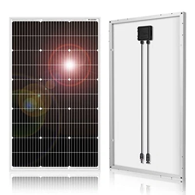 Afbeelding van DOKIO monokristallijn zonnepaneel 100W 12V hoge efficiëntie IP67 waterbestendigheid voor campers, autoboot batterijen opladen