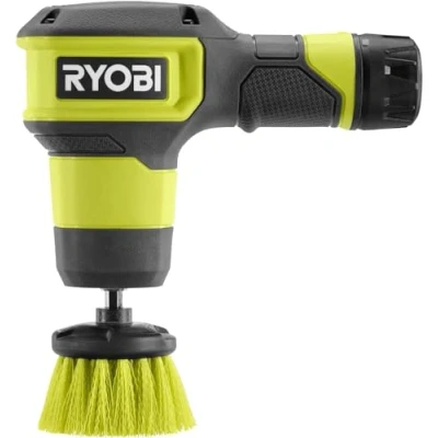 Afbeelding van RYOBI RSCR4 120G lithium 4V borstel 2 snelheden Ideaal voor het eenvoudig reinigen van gootstenen, douchecabines, levering met 1 multi oppervlakte 50 mm en x 4 V 2,0 Ah USB batterij