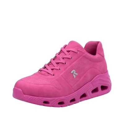 Afbeelding van Rieker Dakota N5202 Lage sneakers voor dames, roze, 36 EU