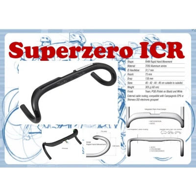 Afbeelding van Stuurbocht Superzero DCR alloy white 42 cm ( B )