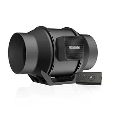 Afbeelding van AC Infinity CLOUDLINE A6, stille 6&quot; inline kanaalventilator met snelheidsregelaar, EC motor, ventilatie afzuigventilator voor verwarming, koelbooster, kweektenten, hydrocultuur