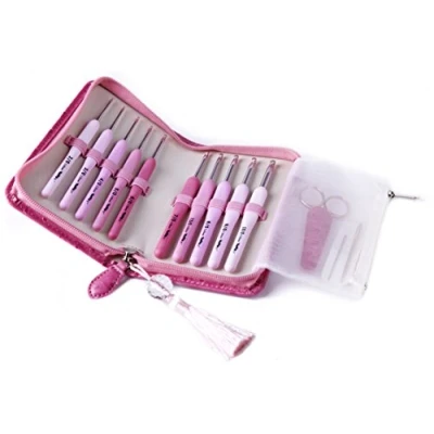 Afbeelding van Tulp Etimo Rose haaknaalden set softgrip 1st