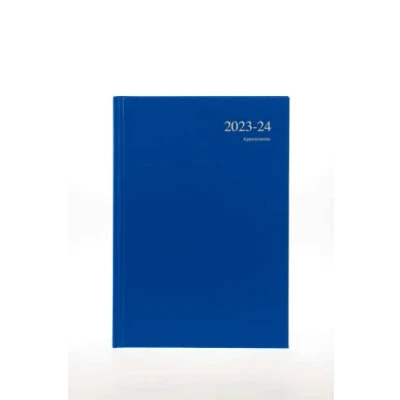 Afbeelding van Collins Debden Essentials Academic 2023 24 A4 Week to View Mid Year Diary Planner (afspraken) School, College of University Term Journal juli tot 2024 Blauw ESSA43M.60 2324