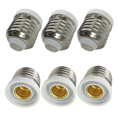 Afbeelding van DZYDZR 6 stuks E27 op E12 lampfittingadapter voor LED lampen &quot;meerweg&quot;