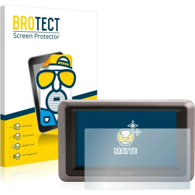 Afbeelding van BROTECT Screenprotector voor Garmin zumo 660 Europa Folie Beschermfolie matte (2 Stuks)