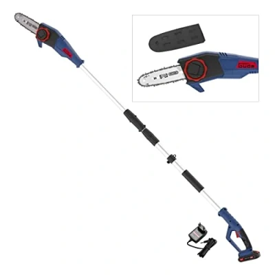 Afbeelding van Güde 58594 AST 18 201 05 Telescopische takkettingzaag, V, Li Ion, Easy Energy Exchange, incl. accu en oplader