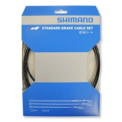 Afbeelding van Shimano Road/MTB remkabelset, zwart, eenheidsmaat