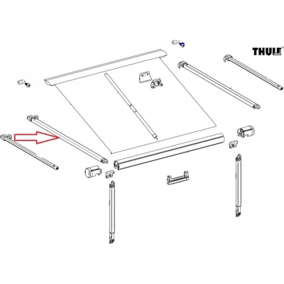 Afbeelding van Thule Rafter Arm Assy LH 1200 3.50/5.50