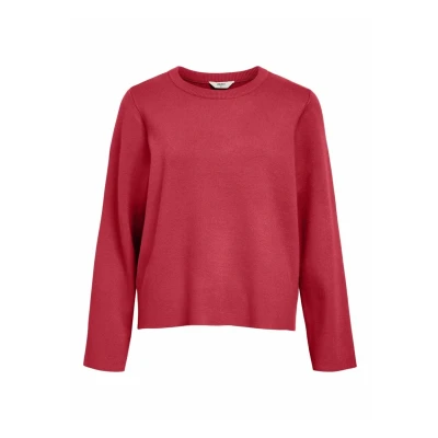 Afbeelding van Object Objreynard Oneck Trui, Dames, Maat: Small, Karanda red