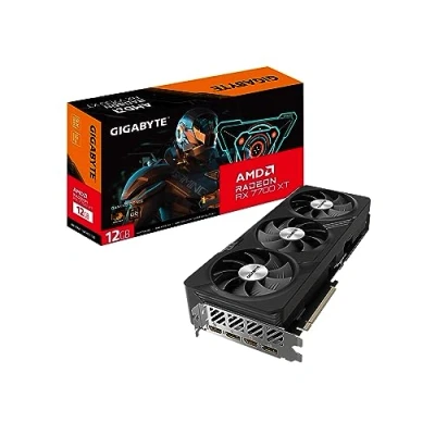 Afbeelding van Gigabyte Radeon RX 7700 XT Gaming OC 12G grafische kaart, 3x WINDFORCE ventilatoren 12 GB 192 bit GDDR6, GV R77XTGAMING 12GD videokaart