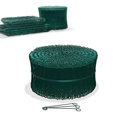 Afbeelding van Heimfleiss® Rodeldraad binddraad ommanteld in groen 1,4 x 100 tot 300 mm (1000 st.) roestvrije en duurzame betonbinddraad oogdraad drilldraad voor drillapparaat, rodeltang &amp; draadriller