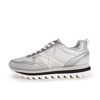 Afbeelding van Munich Ripple, damessneakers, zilver 046, 36 EU, Zilverkleurig EU
