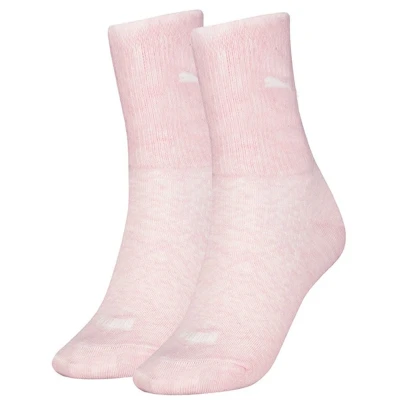 Afbeelding van Puma Sokken 2P Women Logo Crew Socks Grijs Maat 39/42 Dames