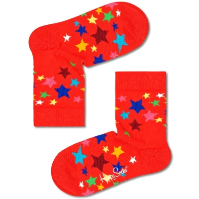 Afbeelding van Happy Socks Sokken Rood Stars STS01/4300 Maat 41 46