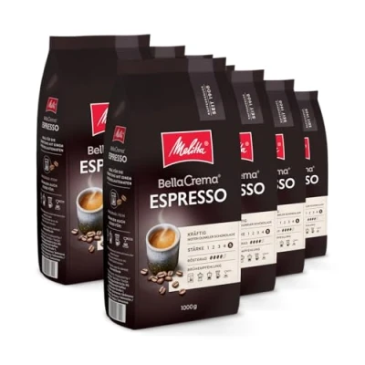 Afbeelding van Melitta BellaCrema Espresso koffiebonen 8 x 1 kg