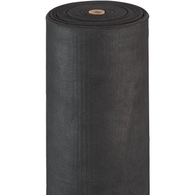 Afbeelding van Relaxdays 2 x worteldoek gronddoek 50g/m² anti onkruiddoek antiworteldoek zwart