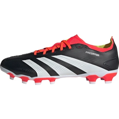 Afbeelding van adidas Performance Predator League LOW MG Voetbalschoenen met Kunststof noppen, Heren, Maat: 42 2/3, Core black/footwear white/solar red