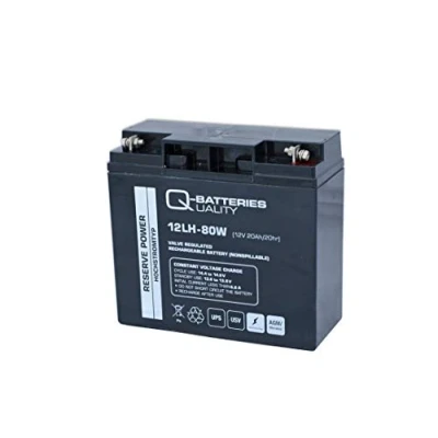 Afbeelding van Q Batteries 12LH 80W LH 12V 20Ah AGM Beveiliging Accu 4250889610968