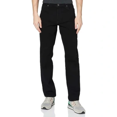 Afbeelding van Wrangler STRAIGHT BLACK RINSE mannen JEANS maat 42 X 32